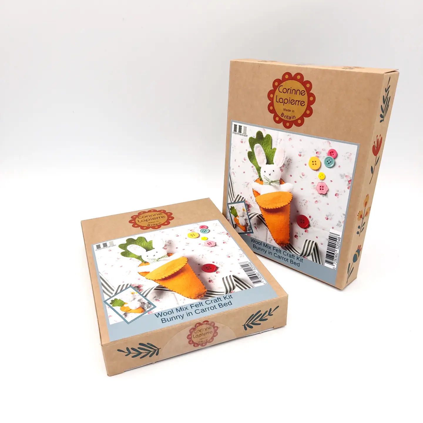 Corinne Lapierre Felt Kit | Bunny in Carrot