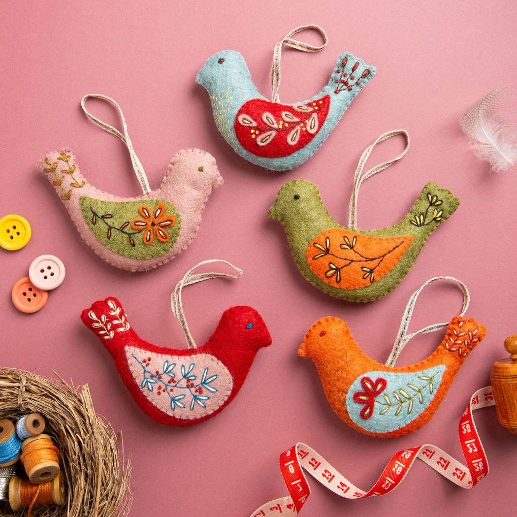 Corinne Lapierre | Felt Craft Kits | Folk Birds