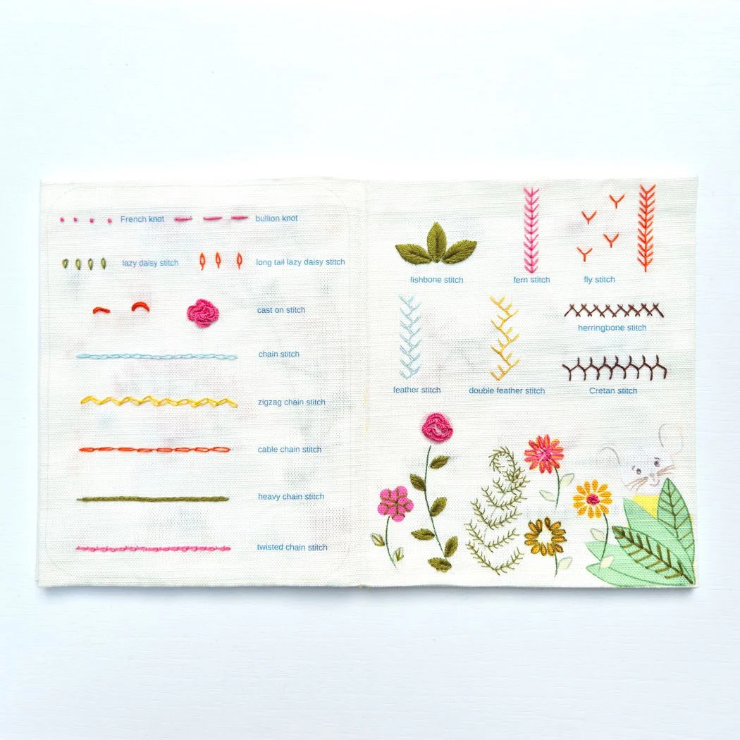 Corinne Lapierre | Mouse Embroidery Sampler Book - Image 3