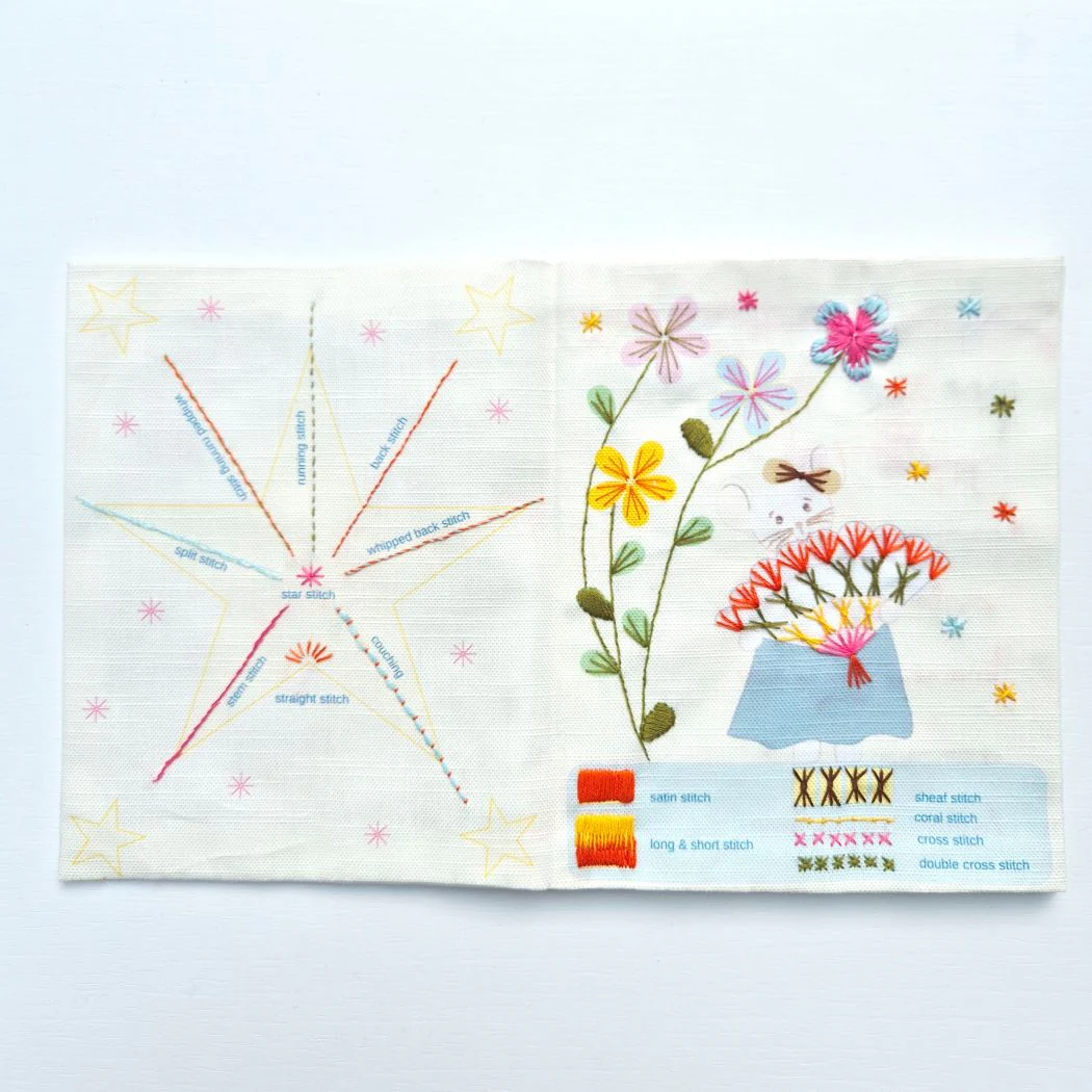 Corinne Lapierre | Mouse Embroidery Sampler Book - Image 5