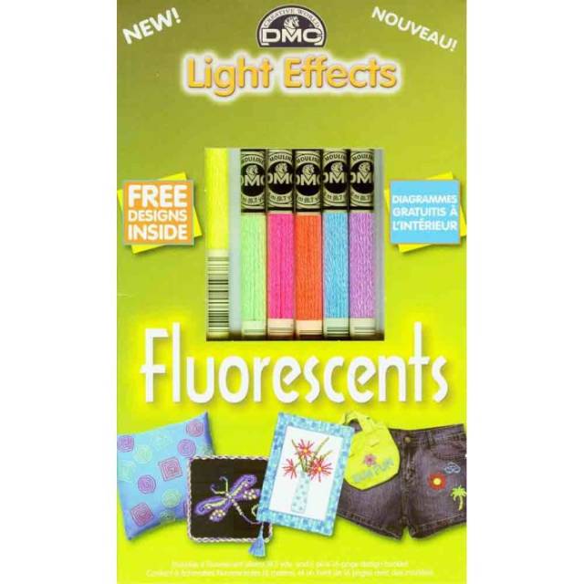 DMC Embroidery Thread | 6 pack Light Effects | Fluorescents