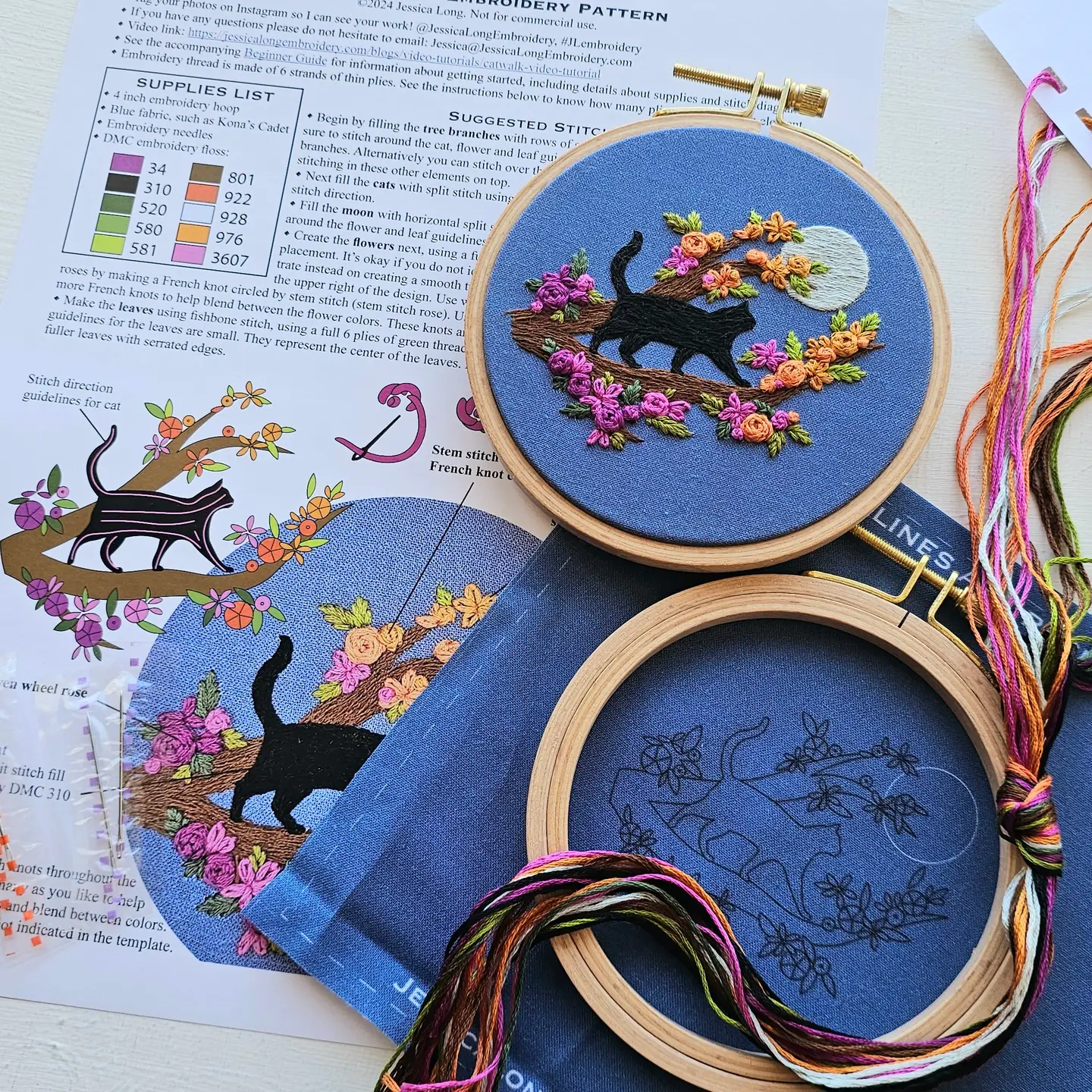 Jessica Long | Embroidery Kits - Image 3