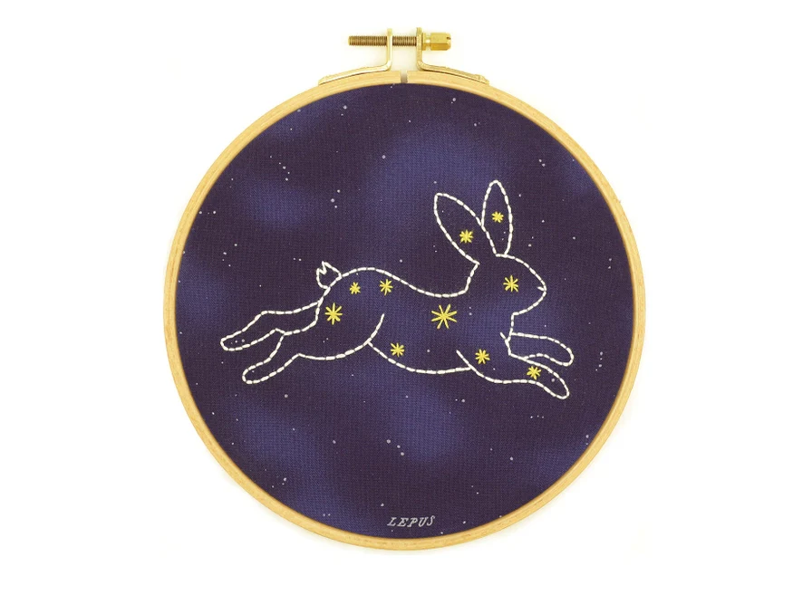 Kiriki Press | Embroidery Constellation kit | Lepus - Image 3
