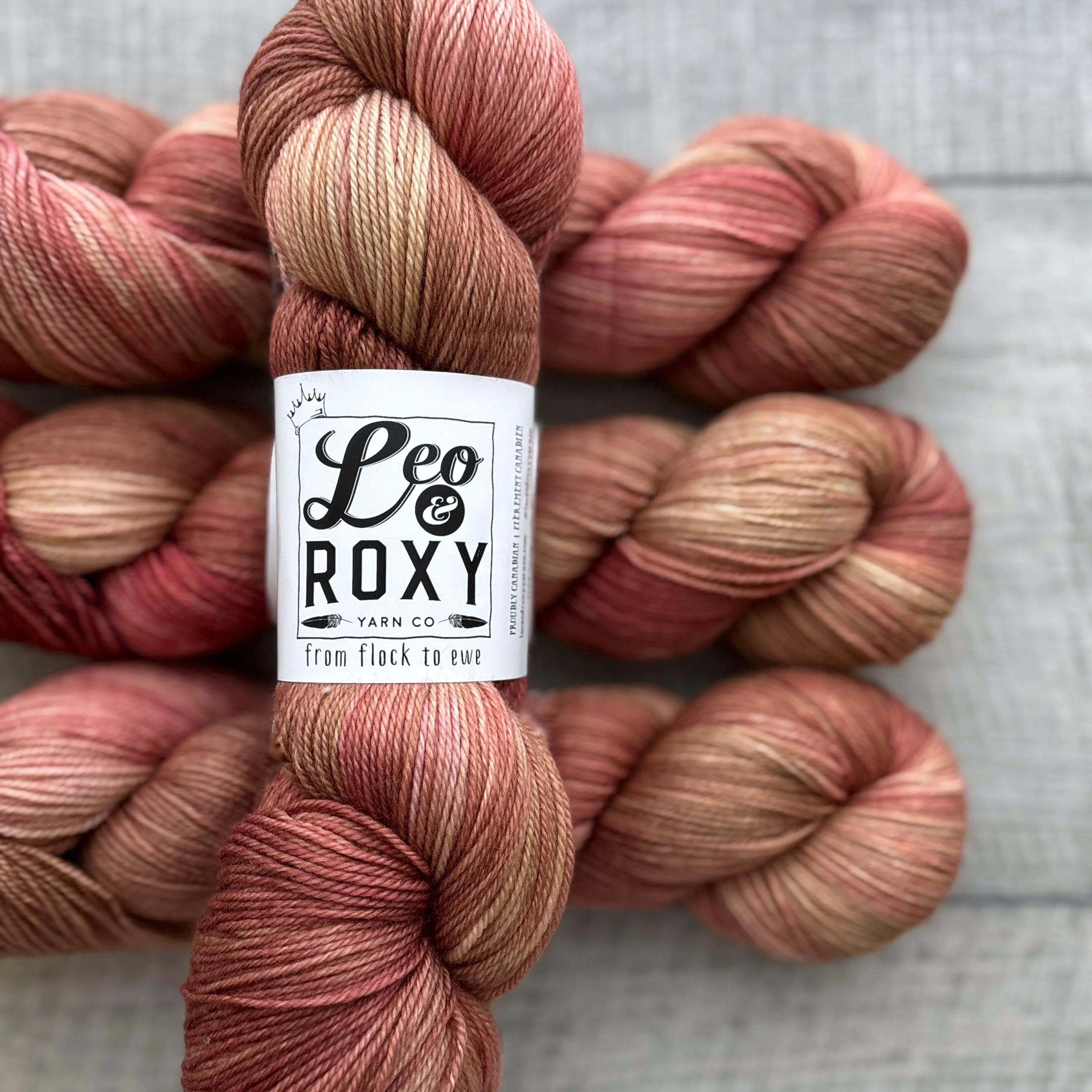 Leo and Roxy | 80/20 sock | Eggshell collection - Image 9